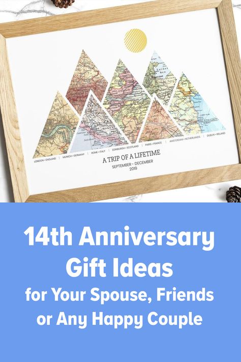 14th Wedding Anniversary Gifts For Him, 14th Anniversary Gifts, 15th Anniversary Gift, Anniversary Journal, 14th Wedding Anniversary, 13th Anniversary, 15 Year Anniversary, 14th Anniversary, Wedding Anniversary Presents