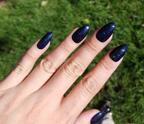 Matt Gel Nails, Blue Sparkly Nails, Nails Dark Blue, Pineapple Nails, Faux Nails, Dark Blue Nails, Navy Nails, Nails Dark, Navy Blue Nails