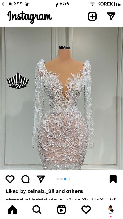 African Bridal Dress, Glam Wedding Dress, Wedding Dress Sketches, Second Wedding Dresses, Racun Shopee, Pretty Fashion, Prom Dresses Gowns, Wedding Reception Dress, Short Party Dress