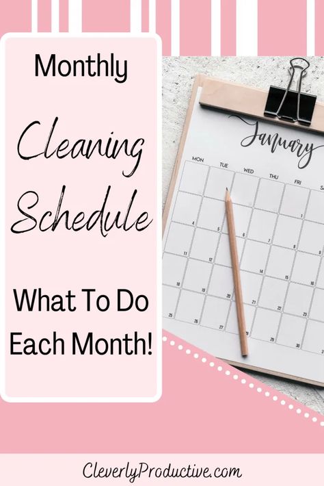 If you’re like most moms, you probably feel like you’re always cleaning something. It seems like there’s never enough time to get everything done. But did you know that by creating a monthly cleaning schedule, you can make sure that all the important tasks are taken care of without having to spend hours on end scrubbing and dusting? In this blog post, we’ll outline what chores need to be done each month in order to keep your home clean and organized. Yearly Cleaning List, Chore Calendar, Diy Calendars, Monthly Cleaning Schedule, Monthly Cleaning, Diy Calendar, Cleaning List, Family Organizer, Never Enough