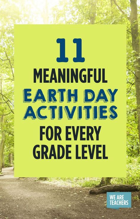 Eco Club Activities, Nature Lessons, Ap Environmental Science, Middle School Activities, Primary Science, We Are Teachers, Earth Day Crafts, Earth Day Activities, Homeschool Learning