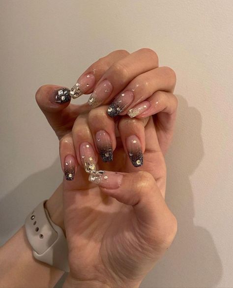 Korean Nails, Simple Acrylic Nails, Shiny Nails, Dream Nails, December 1, Nail Manicure, Fashion Nails, Stylish Nails, Nail Inspo