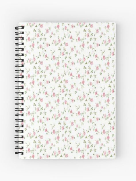 "Coquette floral pattern " Spiral Notebook for Sale by Pixiedrop Coquette Notebook, Big Notebook, Coquette Floral, Cute Stationary School Supplies, Pink Notebook, Pattern Journal, Dream List, Stationary School, Pink Coquette