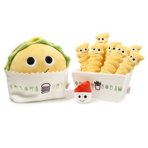 Shake Shack Burger, Burger Stand, Food Plushies, Yummy World, Cute Squishies, Frozen Custard, Shake Shack, Burger And Fries, Pokemon Plush