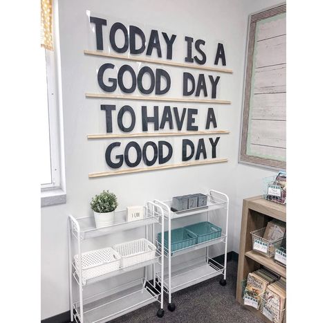 Teacher Break Room Decor, Office School Decor Ideas, Classroom Pinboard Ideas, Elementary Front Office Decorating Ideas, Trendy Classroom Ideas, School Workroom Ideas, Teacher Desk Wall Decor, Diy High School Classroom Decor, Teachers Lounge Wall Decor