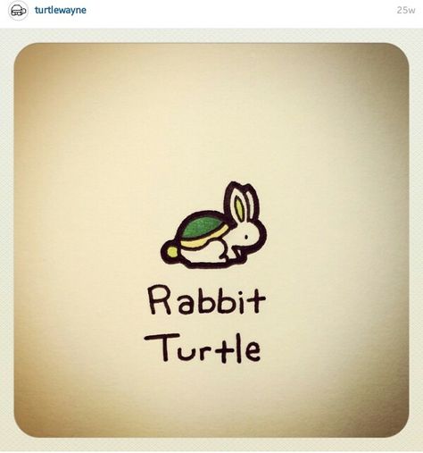 Rabbit Turtle Rabbit Tattoo, Turtle Wayne, Cute Turtle Drawings, Sheldon The Tiny Dinosaur, Kawaii Turtle, Cartoon Turtle, Turtle Drawing, Turtles Funny, Bunny Drawing