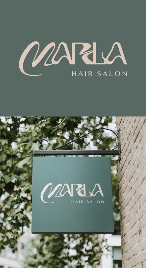 Hair Salon Logo, Hair Logo Design, Business Card Gallery, Typo Logo Design, Contemporary Logo, Hair Salon Business, Hair Salon Logos, Salon Logo Design, Chic Logo