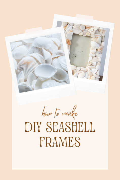 Store your summer / beach memories in a DIY frame, using seashells and other found items from your trip or summer! Seashell Frames Diy, Diy Seashell Crafts Vacation Memories, Seashell Picture Frames Diy Shells, Frame With Seashells, Seashells Picture Frame, Seashell Frame, How To Make Diy, Diy Frame, Kid Friendly