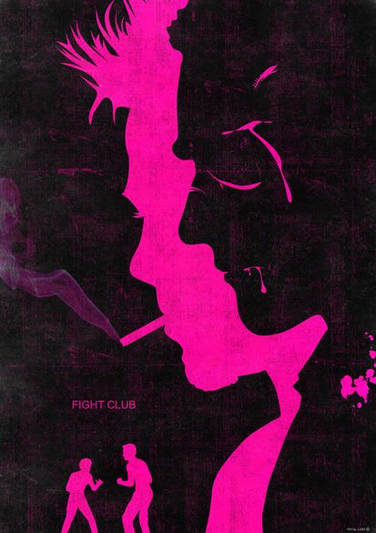 fight club Fight Club Poster movie poster alternative movie poster Brad Pitt art design Poster Design Harry Potter Minimalist, Posters Harry Potter, Skate Graphics, Movie Journal, Old Movie Posters, Poster Black And White, Apartment Art, Club Poster, Simple Poster