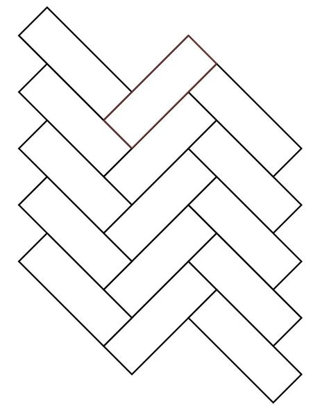 What You Should Know About the Herringbone Pattern How To Draw Herringbone Pattern, How To Do Herringbone Pattern, Herringbone Quilt Pattern Free, Herringbone Design Pattern, Herring Bone Embroidery Design Pattern, How To Paint Herringbone Pattern, Herringbone 90 Degree, Easy Herringbone Quilt Pattern, Wood Tile Herringbone Pattern