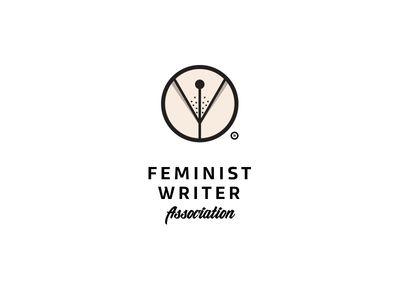 Feminist Writer Association Small Business Logo Design, Feminist Writers, Association Logo, Feminist Design, Logotype Branding, Intimate Wash, Writer Inspiration, Small Business Logo, Logo Concept