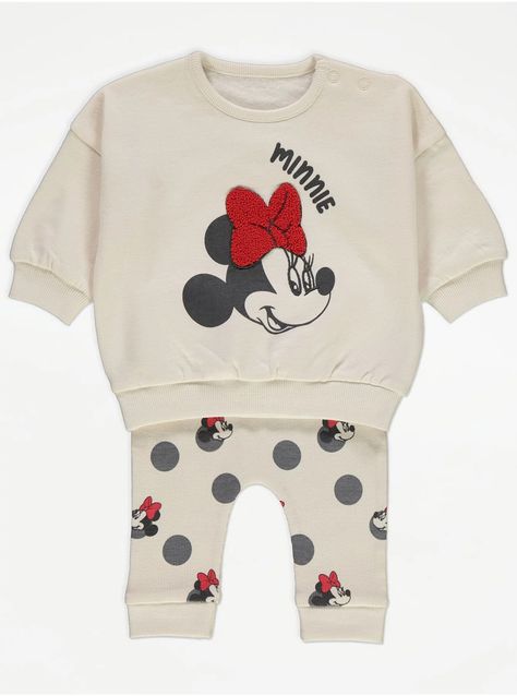 Disney Cream Minnie Mouse Boucle Sweatshirt and Leggings Outfit | Baby | George at ASDA Sweatshirt And Leggings Outfit, Sweatshirt And Leggings, Baby George, Leggings Outfit, George At Asda, Baby Products, Outfits With Leggings, Latest Fashion For Women, Baby Toys