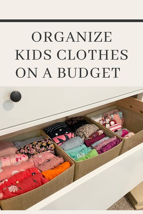 Kids Drawer Organization, Organizing Kids Clothes, Kids Clothes Storage Ideas, Kids Clothes Storage Ideas No Dresser, Toddler Dresser Organization, Kids Dresser Organization, Toddler Clothes Organization, Kids Clothe Storage, Drawer Organizers For Baby Clothes