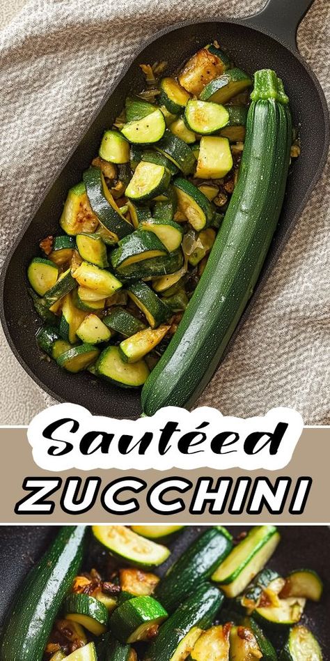 🌟 Zucchini lovers, this one’s for you! 🥒✨ Try this easy Sautéed Zucchini with Garlic and Herbs for a fresh and flavorful side. Ready in minutes! #ZucchiniRecipes #VeganOptions #QuickMeals Zucchini On Stove Top, Chopped Zucchini Recipes, Small Zucchini Recipes, Zucchini Spinach Recipes, How To Make Zucchini, Zuchinis Recipe Sauteed, Simple Zucchini Recipes, Stovetop Zucchini, Steam Zucchini