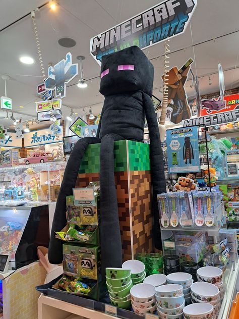 Minecraft Plushies Aesthetic, Enderman Plush, Minecraft Plushies, Minecraft Toy, Minecraft Merch, Minecraft Plush, Minecraft Shops, Minecraft Toys, Minecraft Bedroom