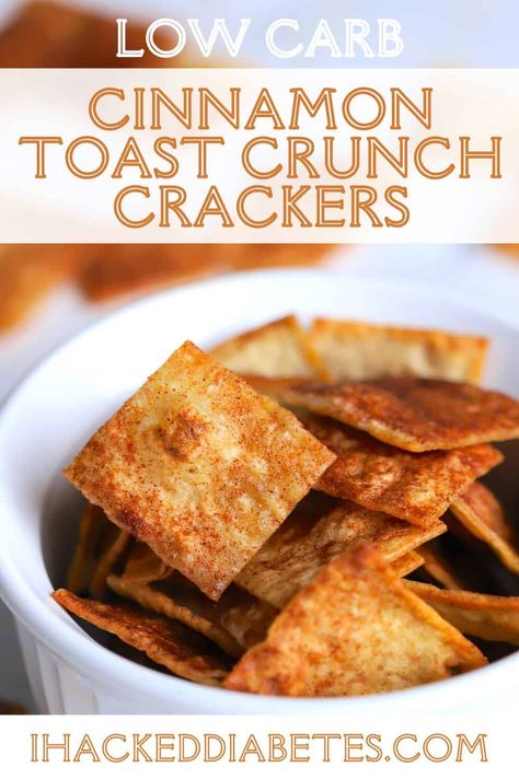 Crunchy, sweet, and low carb? Yes, please! ? These homemade cinnamon toast crunch crackers made with lavash bread are the perfect snack for satisfying your cravings without sabotaging your diet. Get the easy recipe now! ? #lowcarbrecipes #cinnamontoastcrunch #lavashbread #healthysnacks Keto Cinnamon Toast, Homemade Cinnamon Toast, Lavash Bread Recipe, Lavash Recipes, Toasted Crackers, Lavash Bread, Cracker Recipe, Low Carb Crackers, Low Fat Snacks