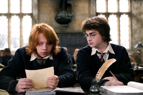 Rupert Grint Ron Weasley, The Golden Trio, Ron And Harry, Daniel Radcliffe Harry Potter, Jean Dujardin, Harry Potter Wall, Harry And Hermione, Harry Potter Ron, The Goblet Of Fire