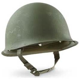 The US M1 helmet replace the 1917 Brodie (Tommy Tin) in 1941 and 22 million produced by the end of WW2. The M1 helmet consisted of 2 parts outer shell and inner hard hat type liner. It was a one size fits all design that was used for over 40 years, until replaced in 1985 by the PASGT helmet. The M1 mainly only changed straps and coverings during its use from WW2, Korea, Vietnam and other conflicts. Top Gifts For Boys, Military Tactical Vest, M1 Helmet, Army Vest, Gift Ideas For Boys, Best Gifts For Boys, Army Helmet, French Military, Hat Types