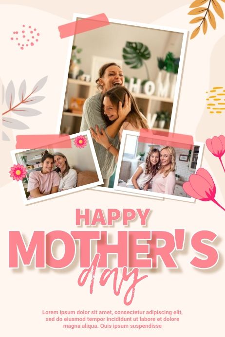 Mothers Day Poster Design Graphics, Mother Day Greetings, Mothers Day Graphic Design, Mothers Day Collage, Mothers Day Poster Design, Happy Mothers Day Design, Free Collage Templates, Mothers Day Advertising, Mothers Day Greetings