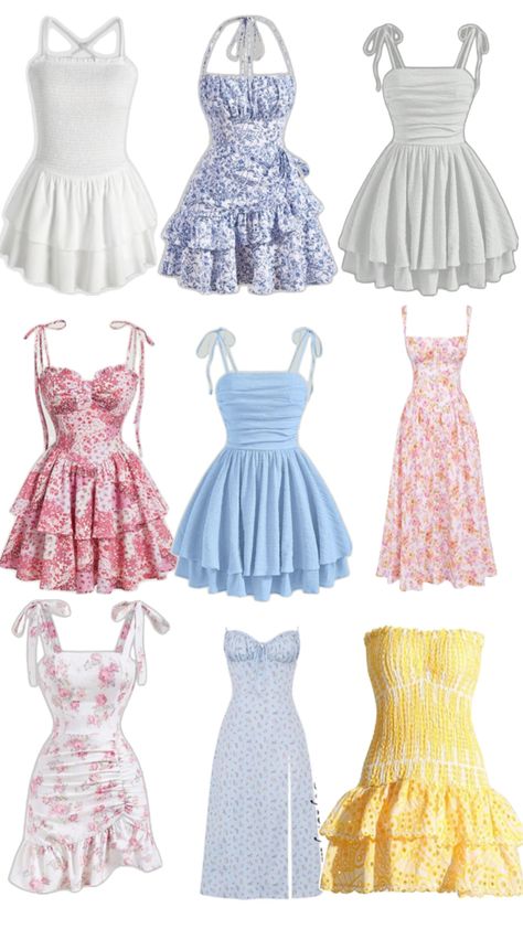 Sundress Outfit Aesthetic, Cute Dresses Casual, Cute Sundresses, Cute Sundress, Preppy Summer Outfits, Preppy Dresses, Cute Dress Outfits, Casual Preppy Outfits