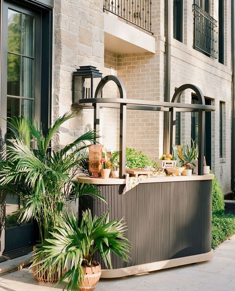 the dane bar cart⁠ ⁠ planning + design: @laurynprattes⁠ photography: @audrawrisleyassociates⁠ caterer: @heirloomdc⁠ design + decor: @socialsupplydesign⁠ #eventrental #eventstyle #eventfurniturerental #eventsplanning #eventrentals Bar Stand Ideas, Coffee Cart Ideas Business, Portable Bar On Wheels, Coffee Cart Ideas, Charcuterie Cart, Flower Booth, Terrace Seating, Mobil Bar, Coffee Bar Wedding