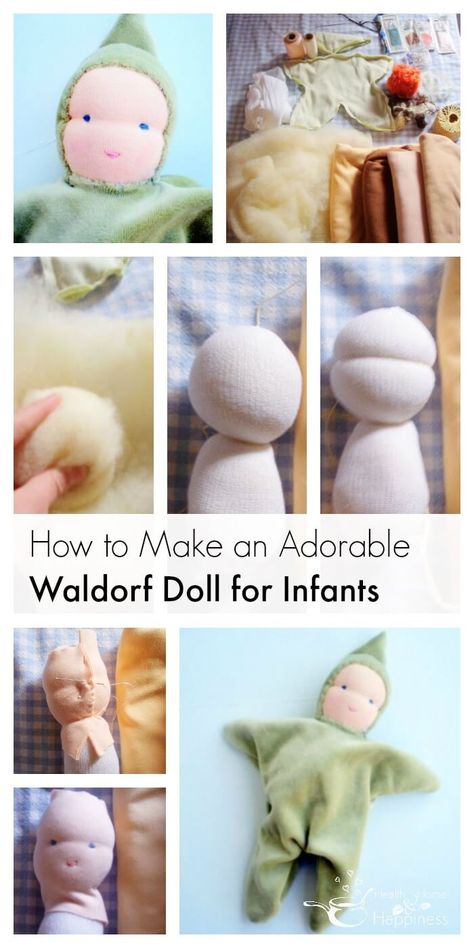 How To Make Waldorf Dolls, Handmade Dolls How To Make, Diy Waldorf Toys, Diy Doll Clothes, Waldorf Doll Tutorial, Waldorf Dolls Clothes, Doll Softie, Waldorf Crafts, Doll Patterns Free