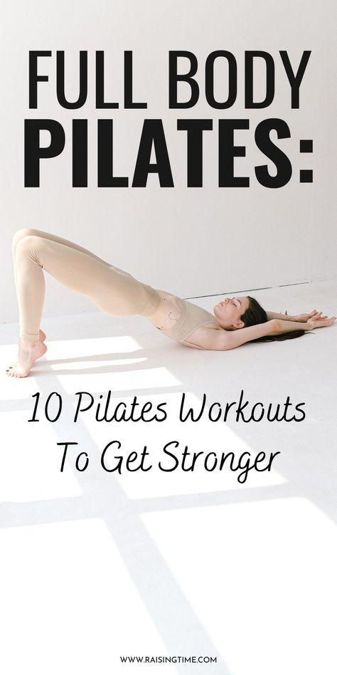 Start your own workout practice with these amazing at-home full-body Pilates workouts. Pilates exercises are the perfect way to tone your whole body! Workouts Pilates, Full Body Pilates, Full Body Pilates Workout, Mat Pilates Workout, Hot Pilates, Pilates Workouts, Pilates At Home, Pilates Exercises, Pilates Routine