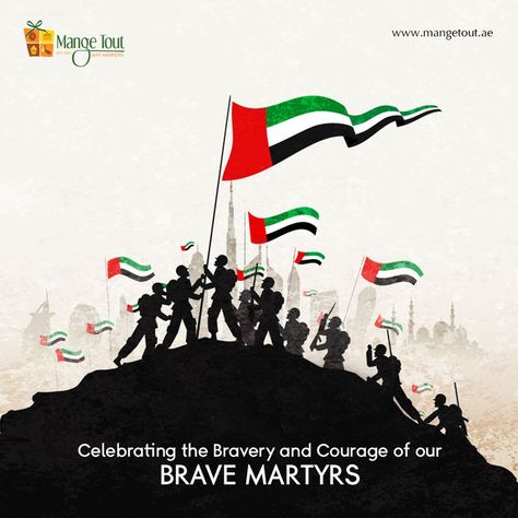 A tribute to the courage of our martyrs, a celebration of bravery. A proud Commemoration Day to everyone. #CommemorationDay #CommemorationDayUAE #MartyrsDayUAE #Dubai #UAE Commemoration Day Uae, Commemoration Day, Martyrs Day, Martyrs' Day, Ganesh Wallpaper, Gift Hampers, Dubai Uae, Brave, Dubai