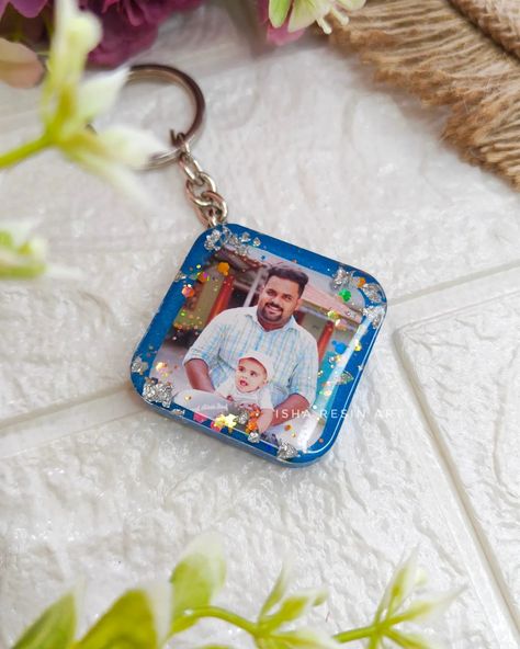 Double side photo keychain . DM for your customized work Resin Photo Keychain, Resin Photo, Side Photo, Photo Keychain, Resin Art, Double Sided, Siding, On Instagram, Quick Saves