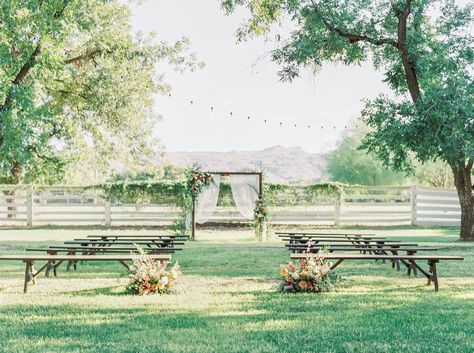 Romantic Outdoor Wedding, Arizona Wedding Venues, Arizona Landscape, Scottsdale Wedding, Woodsy Wedding, Wedding Reception Locations, Phoenix Wedding, Outdoor Reception, Brunch Wedding