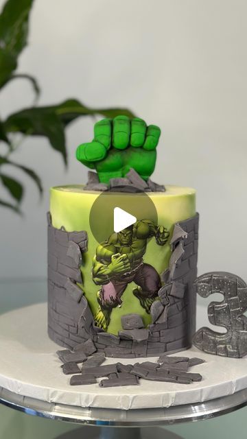 Hulk Birthday Cake, Hulk Birthday Cakes, Hulk Cake, Hulk Birthday, Kids Cakes, Cake Lover, August 10, Kids Cake, Chocolate Lovers