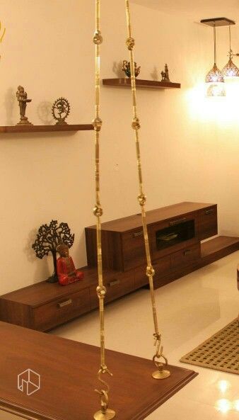 This s jus right for my living room... Perfect Swing In Balcony, Wooden Wall Partition, Room Swing, Partition Designs, Wall Partition, Home Decor Indian, Indian Living Rooms, Indian Interiors, Indian Home Interior