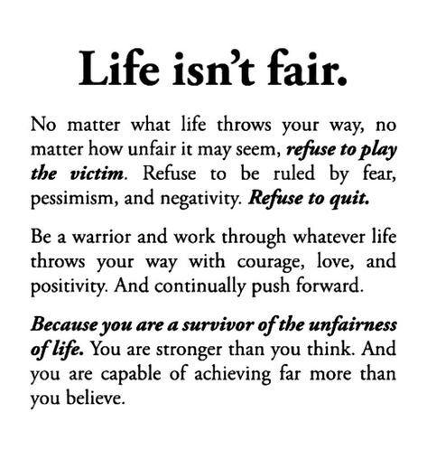 Life Isn’t Fair, Life Isn’t Fair Quotes, Life Isn't Fair, Life Isnt Fair Quotes, Life Is Not Fair Quotes, Life Is Not Fair, Fair Quotes, Play Quotes, Life Isnt Fair