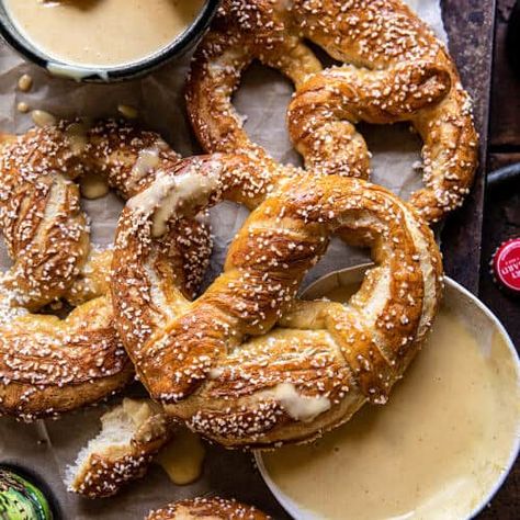 Creamy Honey Mustard, Beautiful Meals, Creamy Honey, Half Baked Harvest Recipes, Roasted Apples, Homemade Soft Pretzels, Pretzels Recipe, Spiced Cider, Spicy Honey