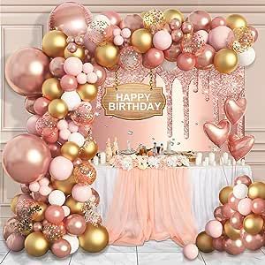 Balloon Arch Kit, Valentinstag Party, Photo Balloons, Wedding Balloon Decorations, Graduation Balloons, Rose Gold Balloons, Pink Confetti, Bachelorette Party Decorations, Colourful Balloons