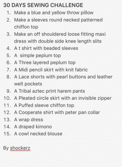 Fashion Design Challenge 30 Day, Sewing Challenge 30 Day, Monthly Crochet Challenge, Crochet Challenge 30 Day, 30 Day Challange, Challenge 30 Days, Lightbulb Moment, Fashion Education, Crochet Cocoon