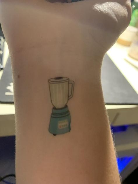 Blender Tattoo, Watercolor Tattoo, Tattoos