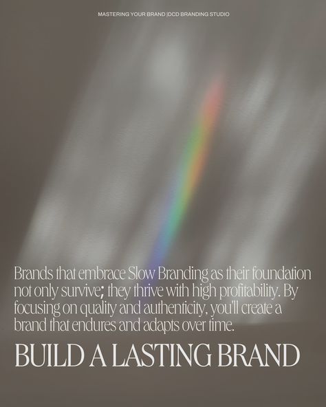 Tired of keeping up with the pace of the entrepreneurial world? It’s time to embrace Slow Branding! Swipe to uncover the secrets behind sustainable and authentic branding. Get ready to give your business a conscious boost! And if you want to dive deeper, download my ebook “Elevate Your Prices with Slow Branding” from the link in my bio. #slowbranding #dcdbranding #dcdstrategy #dcdbusiness #consciousbranding #raiseyourprices #sustainablebranding #authenticity #authenticbranding #conscious... Authentic Branding, Conscious Business, Keep Up, Life Coach, Consciousness, Get Ready, Sustainability, The Secret, Branding Design