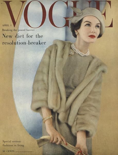 Explore the full April 1 1957 issue of Vogue. Browse featured articles, preview selected issue contents, and more. Henry Clarke, Irving Penn, Hattie Carnegie, Mink Jacket, Vogue Magazine Covers, Vogue Archive, Fashion 1950s, Vogue Covers, April 1st