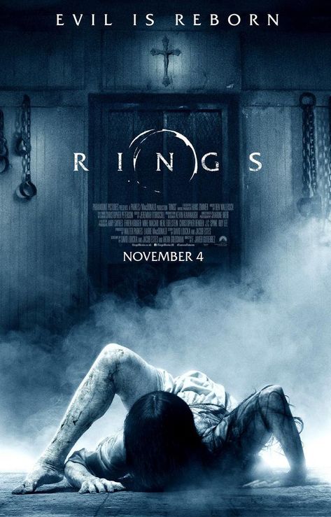 Rings (2017) Ring Horror, Tam Film, Film Thriller, Johnny Galecki, Aimee Teegarden, Film Trailer, Film Horror, Seni Dan Kraf, رعب نفسي