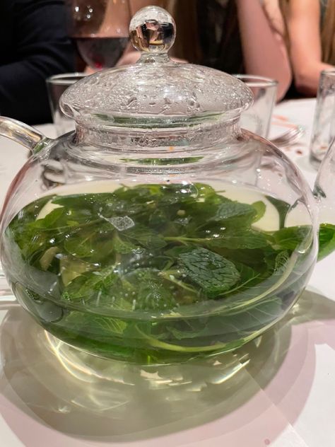 Fresh mint tea at Chez Panisse Mint Tea Aesthetic, Fresh Mint Tea, Tea Aesthetic, Ginger Shot, Beauty Diet, Mint Tea, Healthy Lifestyle Inspiration, Green Juice, Wellness Fitness