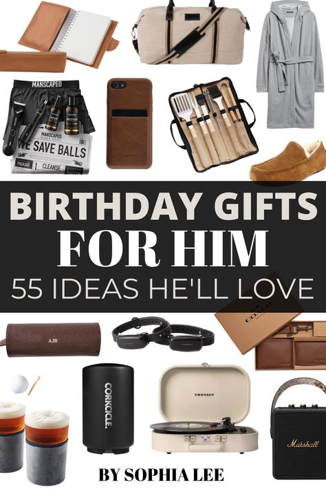 OMG! Thank goodness for these gift ideas! I can never seem to thinkof good birthday gifts for him when gift-giving season comes around but this year I am sticking to this list!! 27th Birthday Gifts For Him, 26 Birthday Gifts For Him, 25 Gifts For 25th Birthday For Him Ideas, 55th Birthday Gift Ideas For Men, 22 Gifts For 22nd Birthday Boyfriends, 27 Gifts For 27th Birthday For Him, 29 Gifts For 29th Birthday For Him, 31st Birthday Gifts For Him, Husband 38 Birthday Ideas