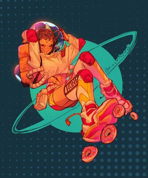 ArtStation - Space Gin, Mali Benedicto Vasanserekul Gaming Anime, Swag Art, Anime Design, 캐릭터 드로잉, Tableau Art, Sketch Painting, Art Poses, Drawing Sketch, Art Block