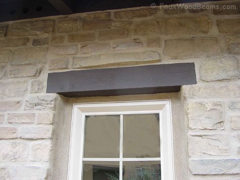 L-Headers Photo Gallery | Versatile Looks for Doors & Windows Exterior Window Header, Wood Beam Window Header Exterior, Wood Header, Bump Out Window, Window Header, Exterior Window Sill, Brick Exteriors, Wall Elements, Window Moulding