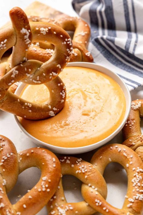 Warm Pretzel Cheese Dip Recipe | All Things Mamma Best Cheese Dip For Soft Pretzels, Pretzel And Cheese Dip, Homemade Cheese Sauce For Pretzels, Pretzel Fondue, Dip For Pretzels Easy, Soft Pretzel Cheese Dip, Cheese Dip For Soft Pretzels, Cheese Dip For Pretzels, Pretzel Dips