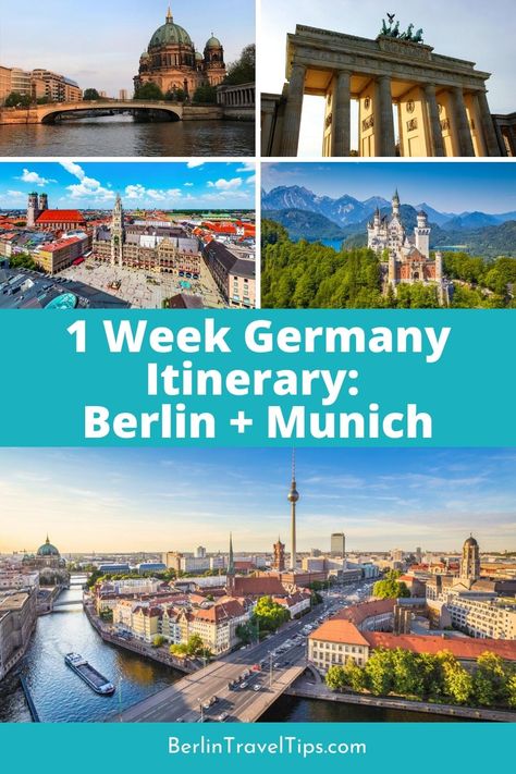 Germany Itinerary 1 Week, Germany Itinerary, Germany Travel Destinations, Trip To Germany, Plan A Vacation, Germany Trip, European Trip, Germany Travel Guide, Germany Vacation