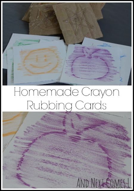 Crayon Pictures, Crayon Rubbing, Homemade Crayons, Elementary Learning, Preschool Arts And Crafts, Cards For Kids, Busy Bags, Toddler Art, Toddler Fun