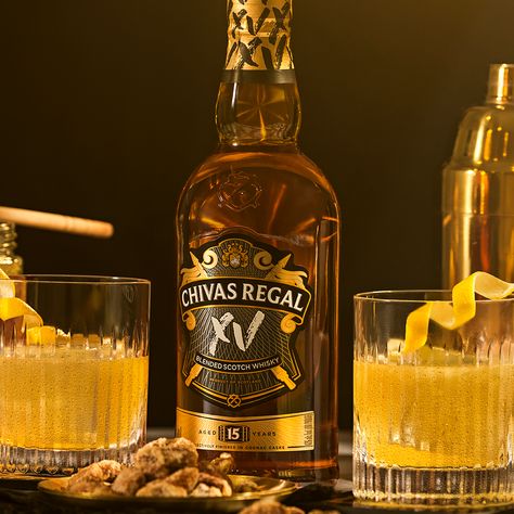 Every sip feels worth the fifteen years it takes to bring Chivas Regal XV to life. Whisky Chivas Regal, Whisky Chivas, Chivas Regal, Whiskey Decanter, Bratz Doll, Scotch Whisky, It Takes, Glass Set, Scotch