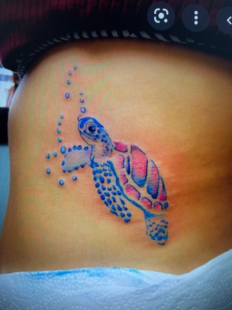 Purple Sea Turtle Tattoo, Baby Sea Turtle Tattoo, Sea Turtle Watercolor Tattoo, Turtle Watercolor Tattoo, Hawaiian Turtle Tattoos, Turtle Tattoos, Hawaiian Turtle, Sea Turtle Tattoo, Turtle Tattoo Designs