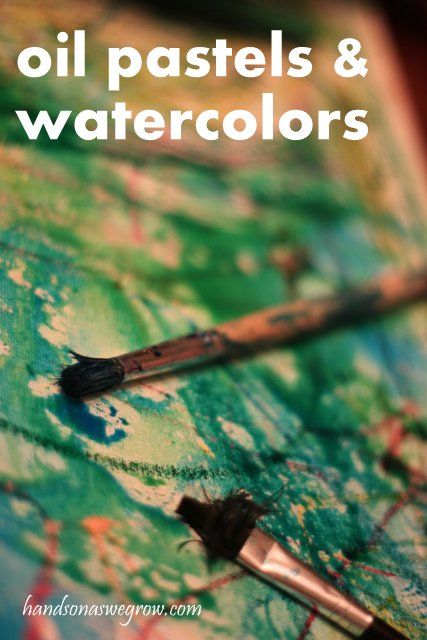 Canvas Art: Oil Pastel Resist Watercolors Oil Pastel Resist, Art Oil Pastel, Art Projects For Kids, Easy Art Projects, Cool Art Projects, Busy Bags, Camp Ideas, Homeschool Art, Toddler Art